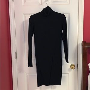 American apparel turtle neck bodycon dress